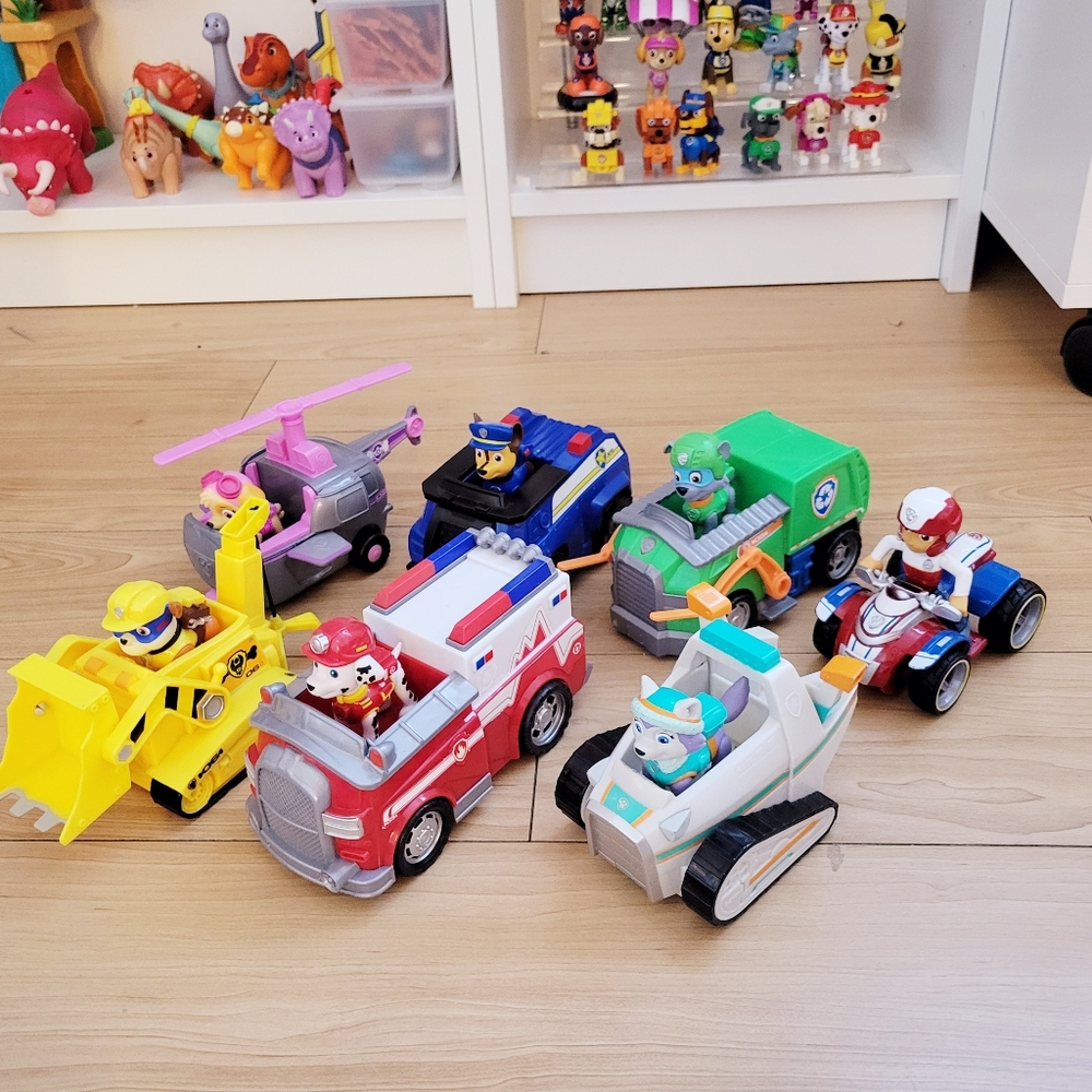 Paw Patrol Vehicles & Figures Mixed Lot